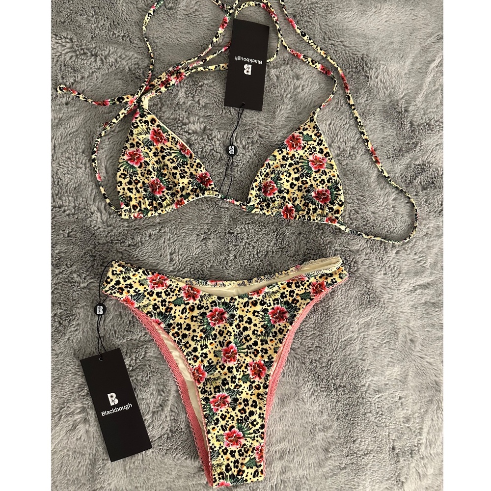 NWT Blackbough Elena Bikini Set | Feline Flora | Size S/M